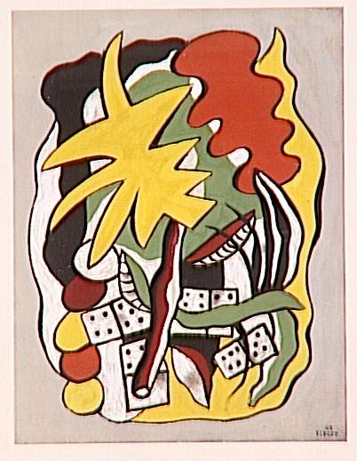 Composition dominoes - Fernand Léger Tablo