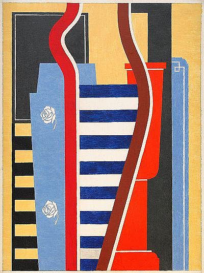 Composition géométrique (1925) – Otto G. Carlsund Tablo