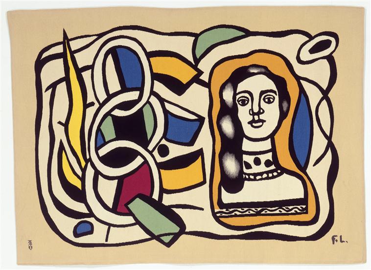 Composition of the medallion (final) - Fernand Léger Tablo