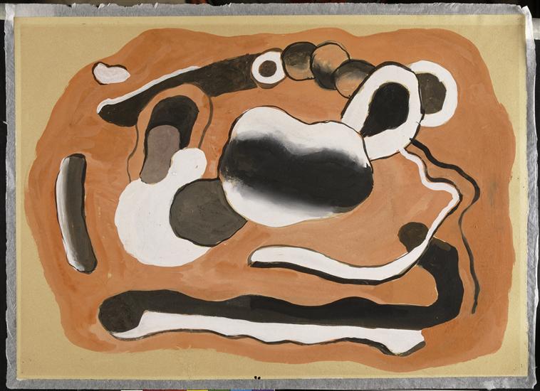 Composition on an orange background (1932) - Fernand Léger Tablo