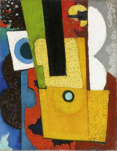 Composition with guitar - Amadeo de Souza-Cardoso Tablo