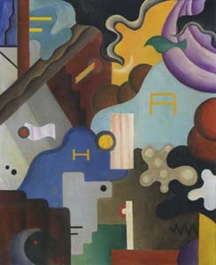 Composizione futurista – Julius Evola Tablo
