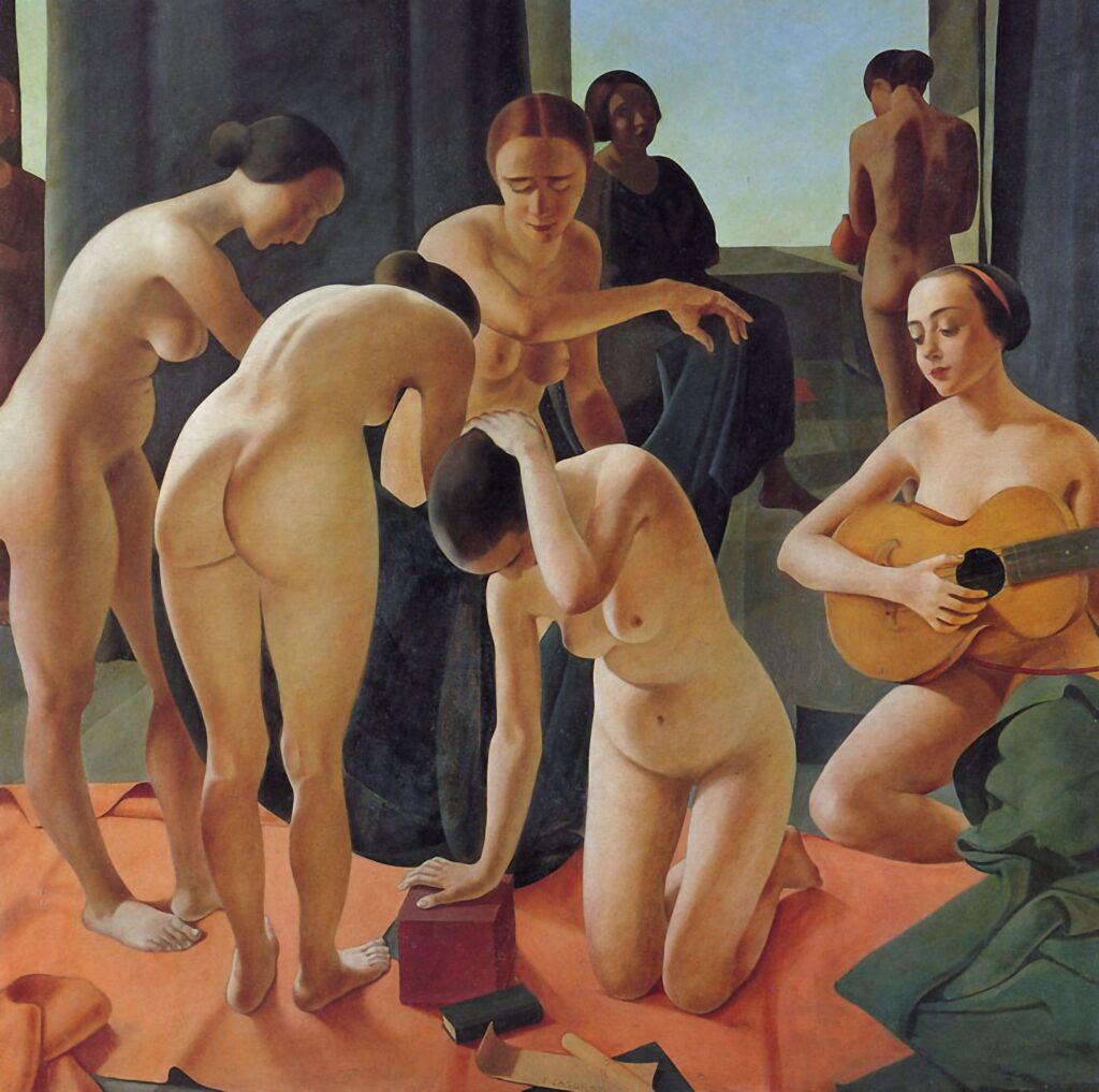 Concert (1924) - Felice Casorati Tablo