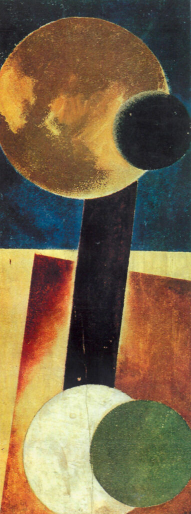Construction (1917) - Alexander Rodchenko Tablo