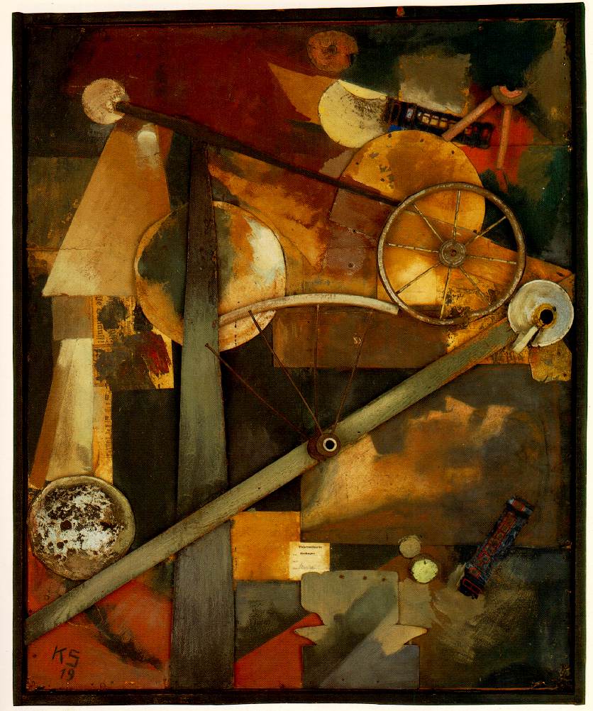 Construction for Noble Ladies (1919) – Kurt Schwitters Tablo