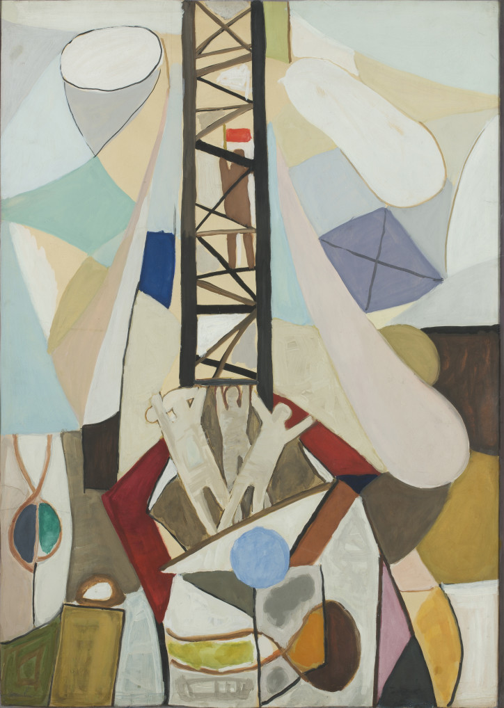 Construction of the Radio Station (1949) - Henryk Streng Tablo