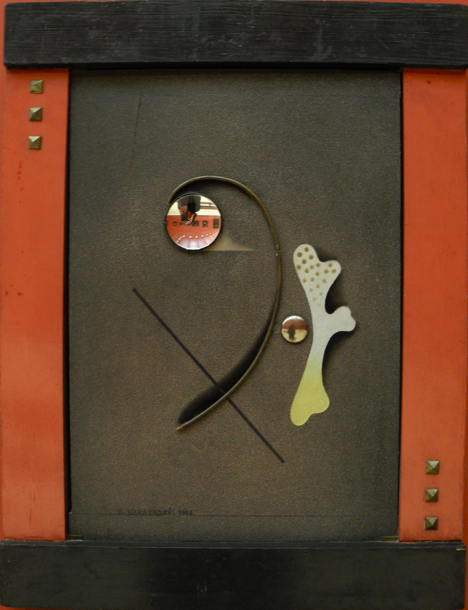 Constructive decorative composition (1924) - David Kakabadze Tablo