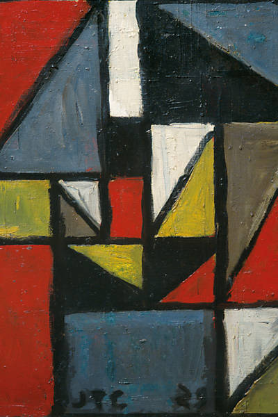Constructivo en Triángulo (1929) – Joaquín Torres-García Tablo
