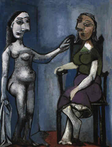 Contemplating people (1939) - Pablo Picasso Tablo