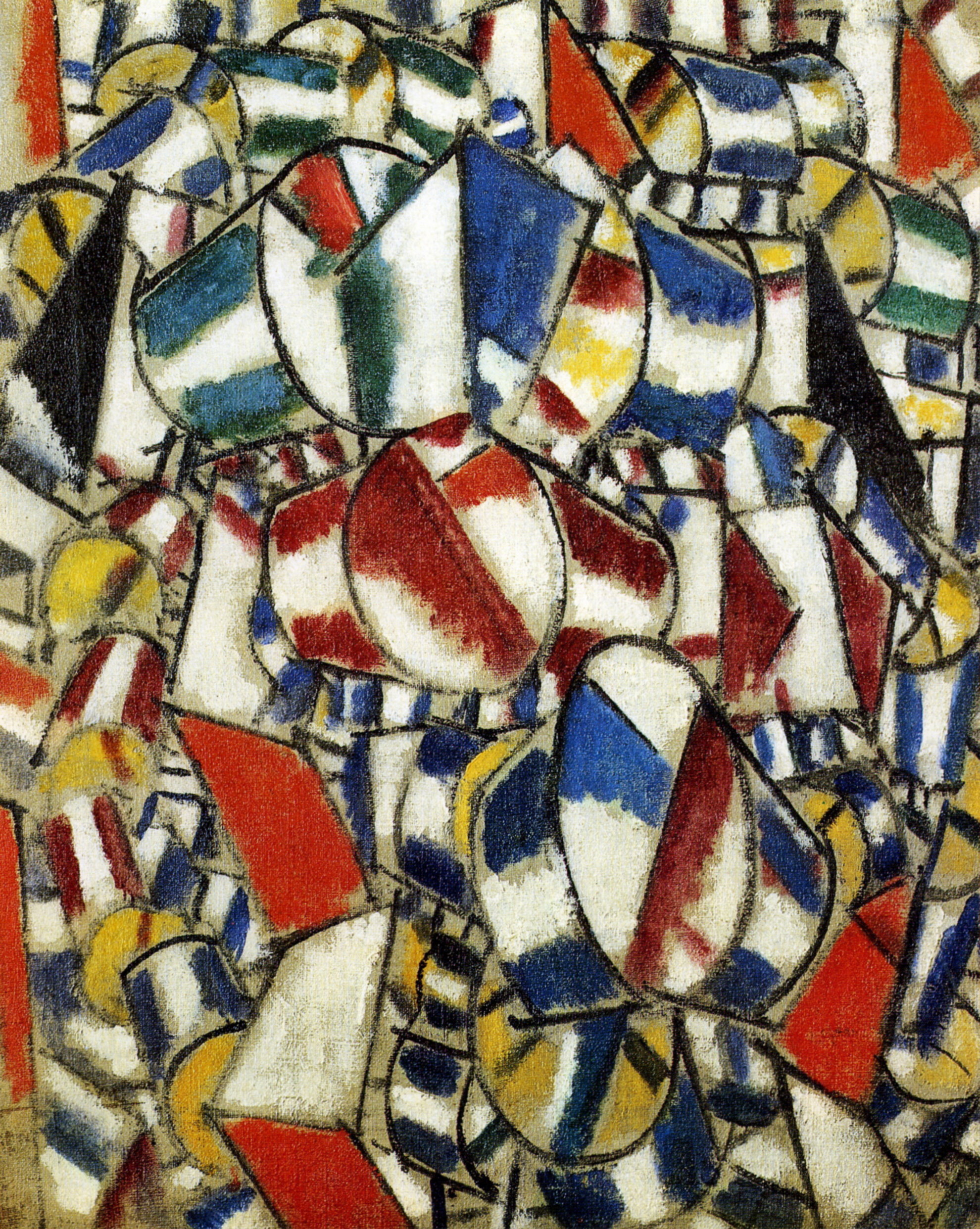 Contrast of Forms (1913) - Fernand Léger Tablo