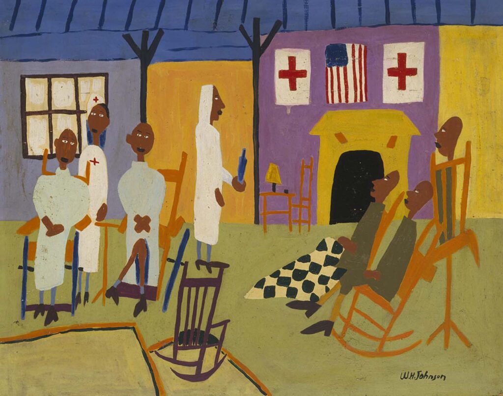 Convalescents from Somewhere (1944) – William H. Johnson Tablo