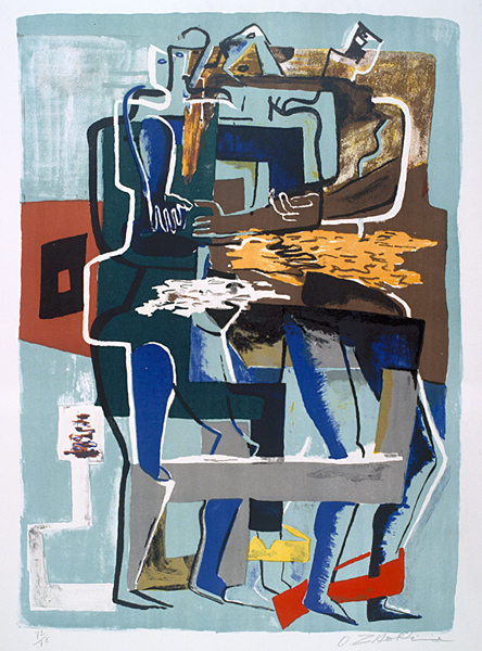 Conversation (1955) - Ossip Zadkine Tablo