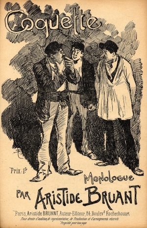 Coquette (1885) – Théophile Steinlen Tablo