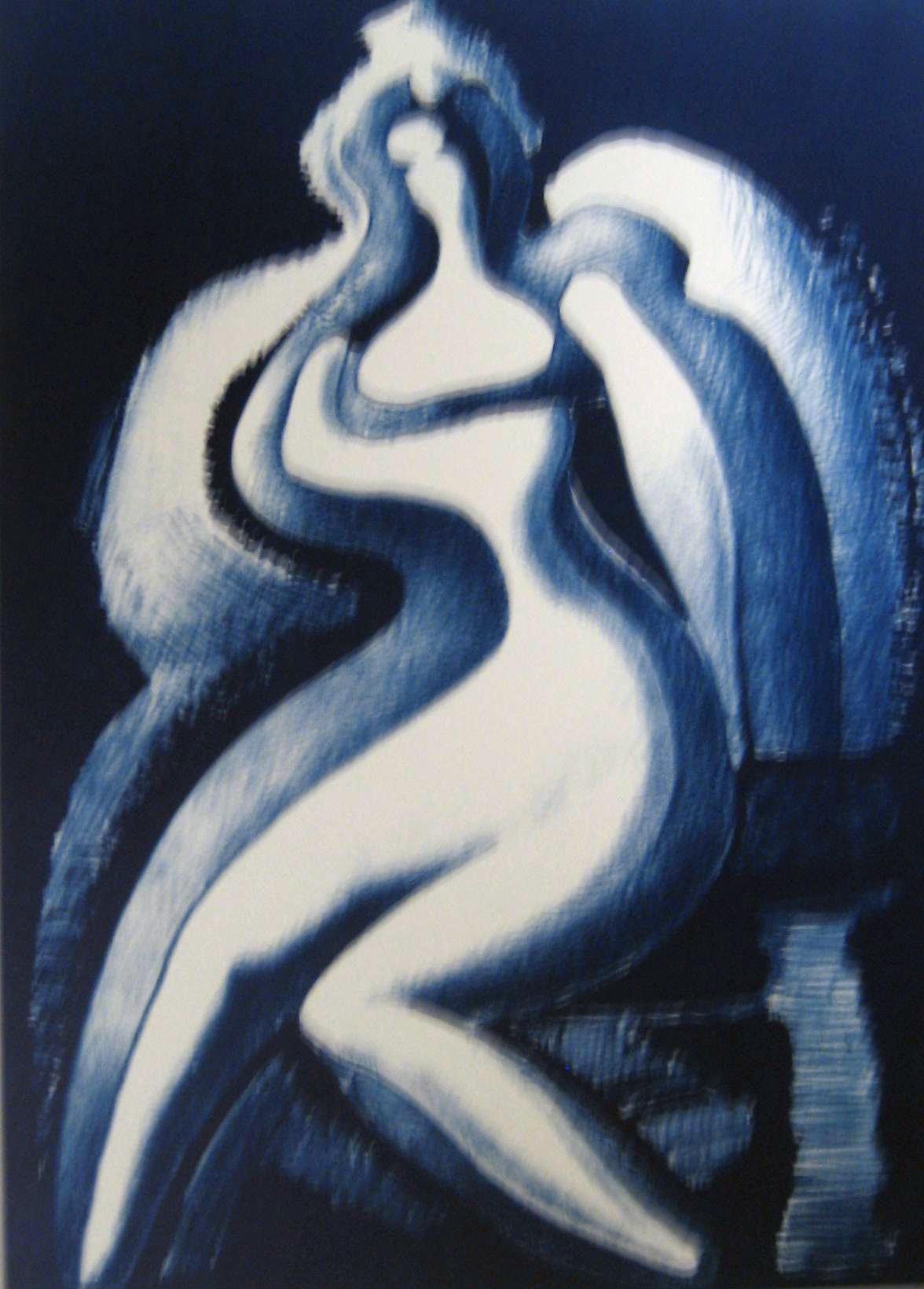 Coquette 1950 (1950) - Olexandr Archipenko Tablo