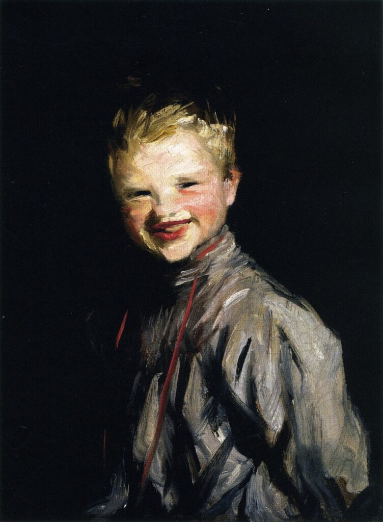 Cori Laughing (1907) - Robert Henri Tablo