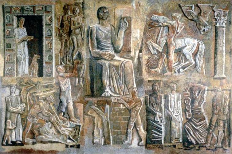 Corporative Italy (1936) – Mario Sironi Tablo
