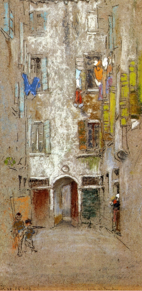 Corte del Paradiso (1880) - James McNeill Whistler Tablo