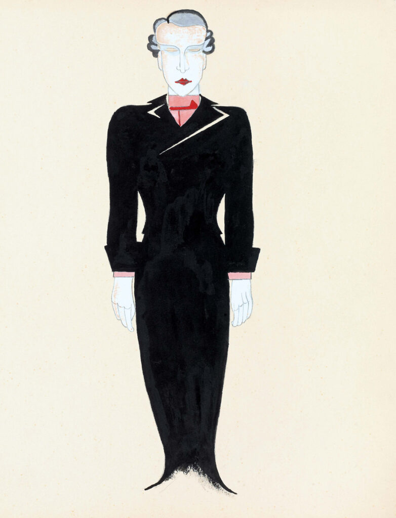 Costume Design for Tales of Hoffmann (1929) – László Moholy-Nagy Tablo