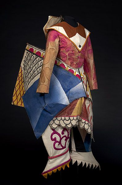 Costume for a Buffoon's Wife - Mikhail Larionov Tablo