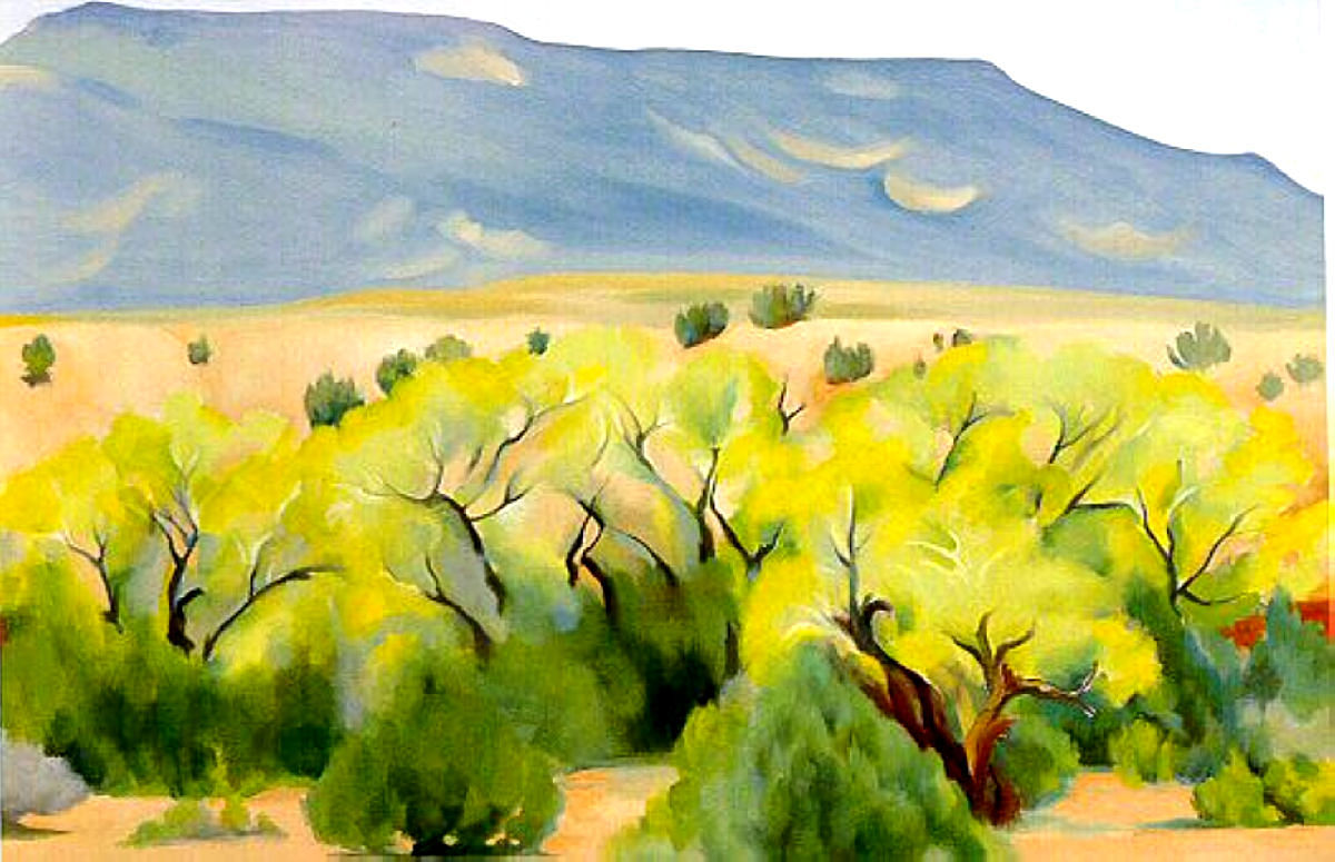 Cottonwood III (1944) - Georgia O'Keeffe Tablo