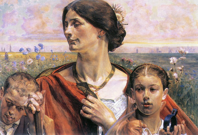 Country (1903) - Jacek Malczewski Tablo