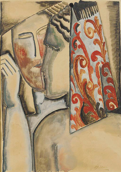 Couple (1921) - Ossip Zadkine Tablo