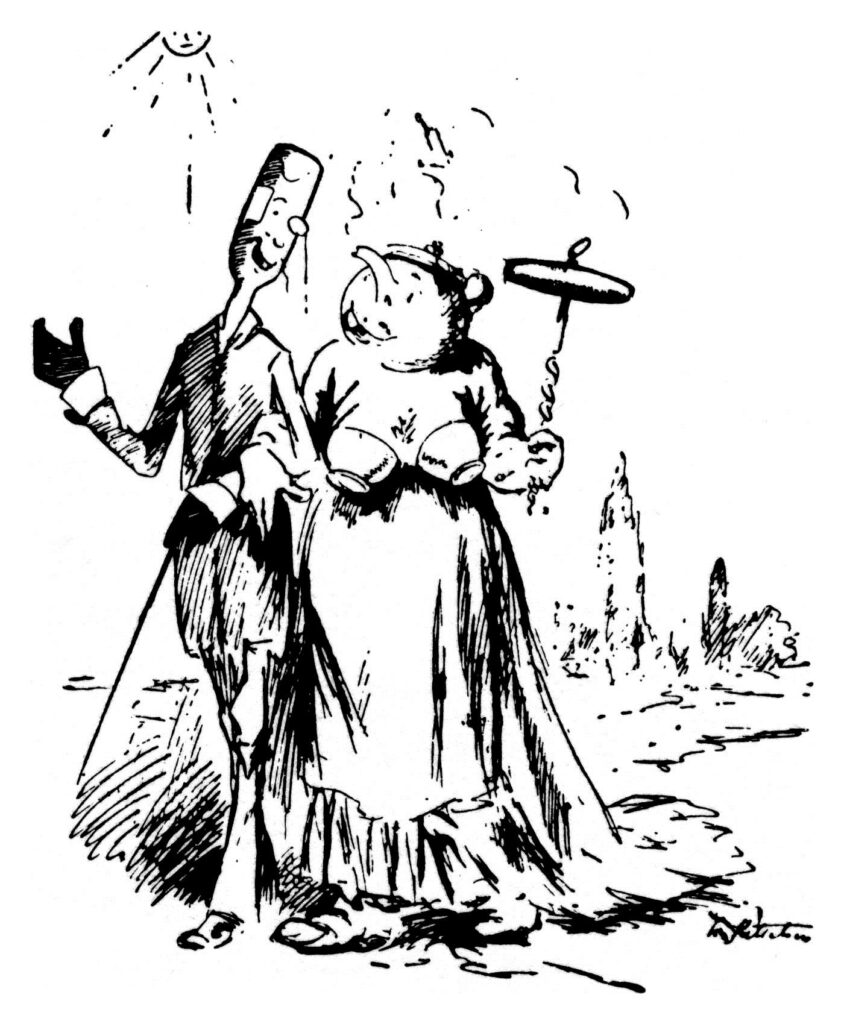 Couple - Theodor Severin Kittelsen Tablo