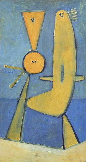 Couple at the seaside (1928) - Pablo Picasso Tablo