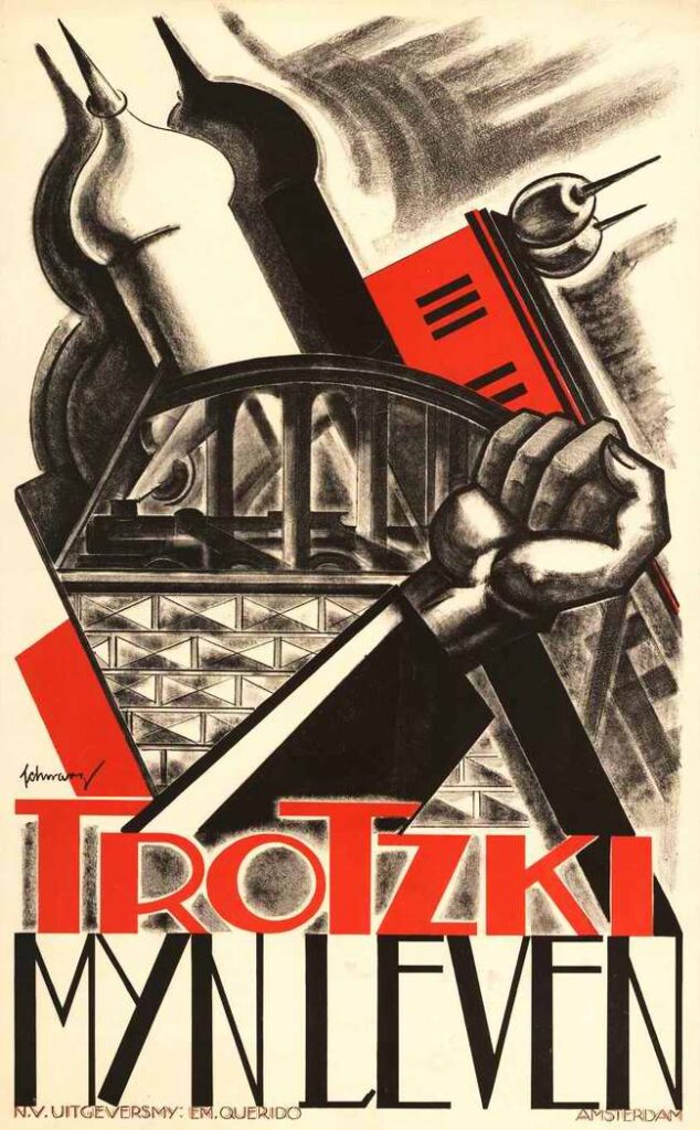 Cover Design for Trotsky's Autobiography (1939) - Mommie Schwarz Tablo