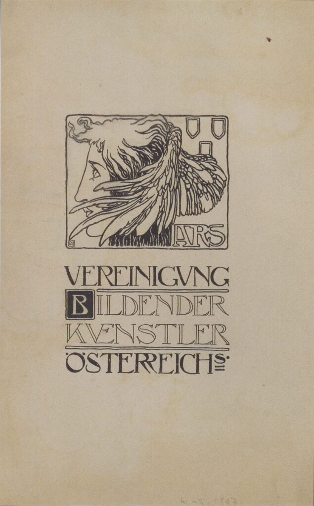 Cover design of the first publication of the Association of Austrian Artists Secession (1897) - Koloman Moser Tablo