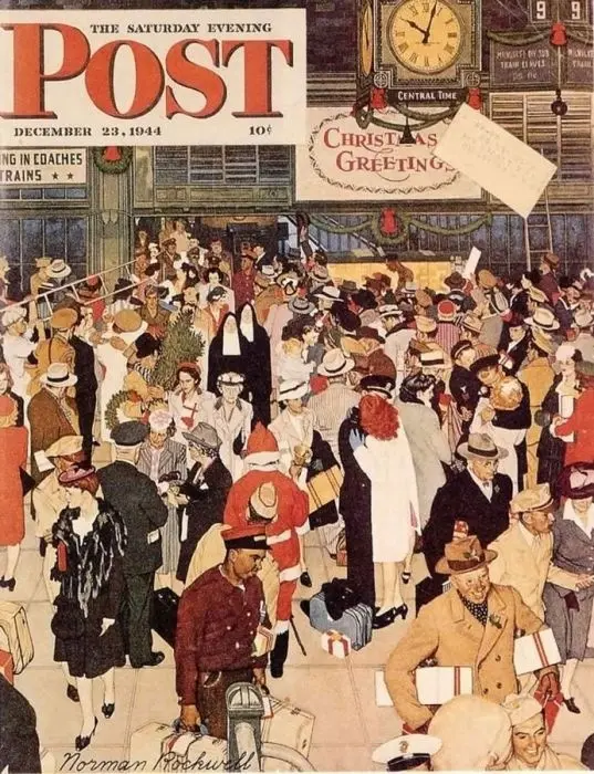 Cover for The Saturday Evening Post (1944) - Norman Rockwell Tablo