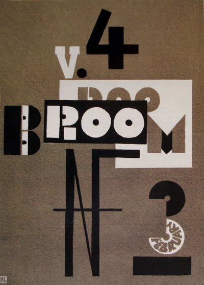 Cover of Broom (1923) - El Lissitzky Tablo