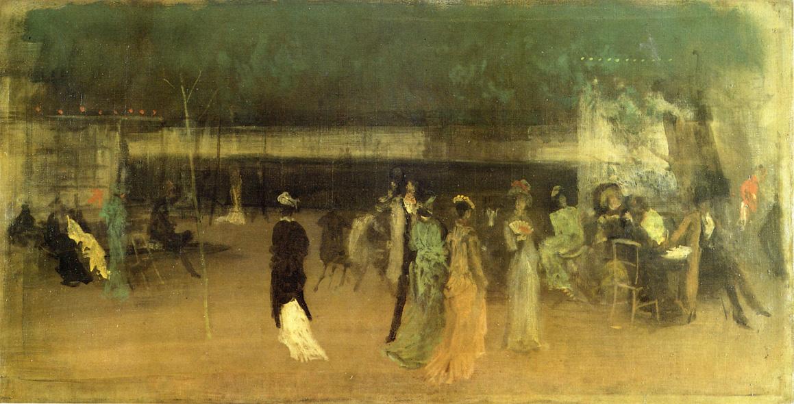 Cremorne Gardens, No. 2 (1872) - James McNeill Whistler Tablo