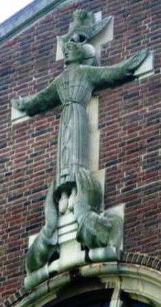Crucifixion at Guildford Cathedral – Eric Gill Tablo