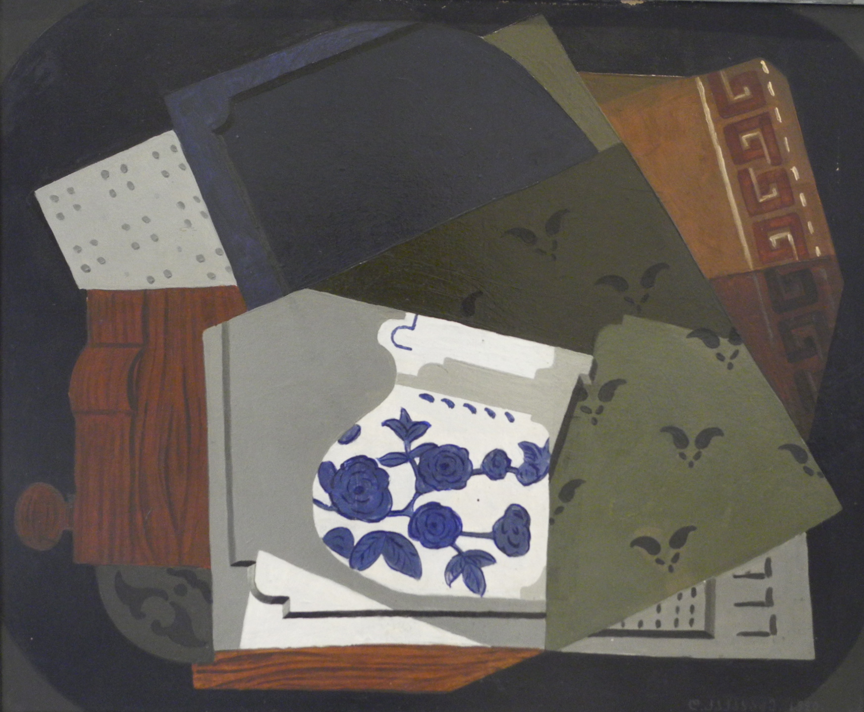 Cubist Composition (1920) - David Kakabadze Tablo