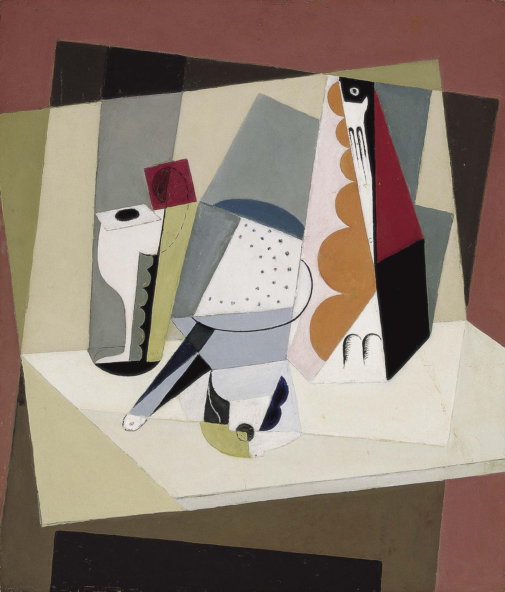 Cubist Still Life (1917) - María Blanchard Tablo