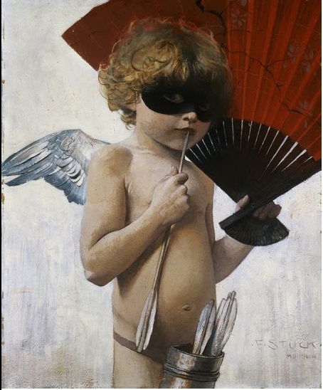 Cupid at The Masked Ball – Franz Stuck Tablo