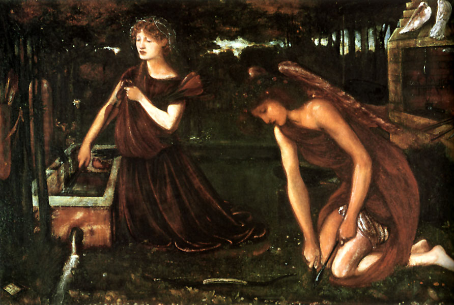 Cupid’s Forge (1861) – Edward Burne-Jones Tablo