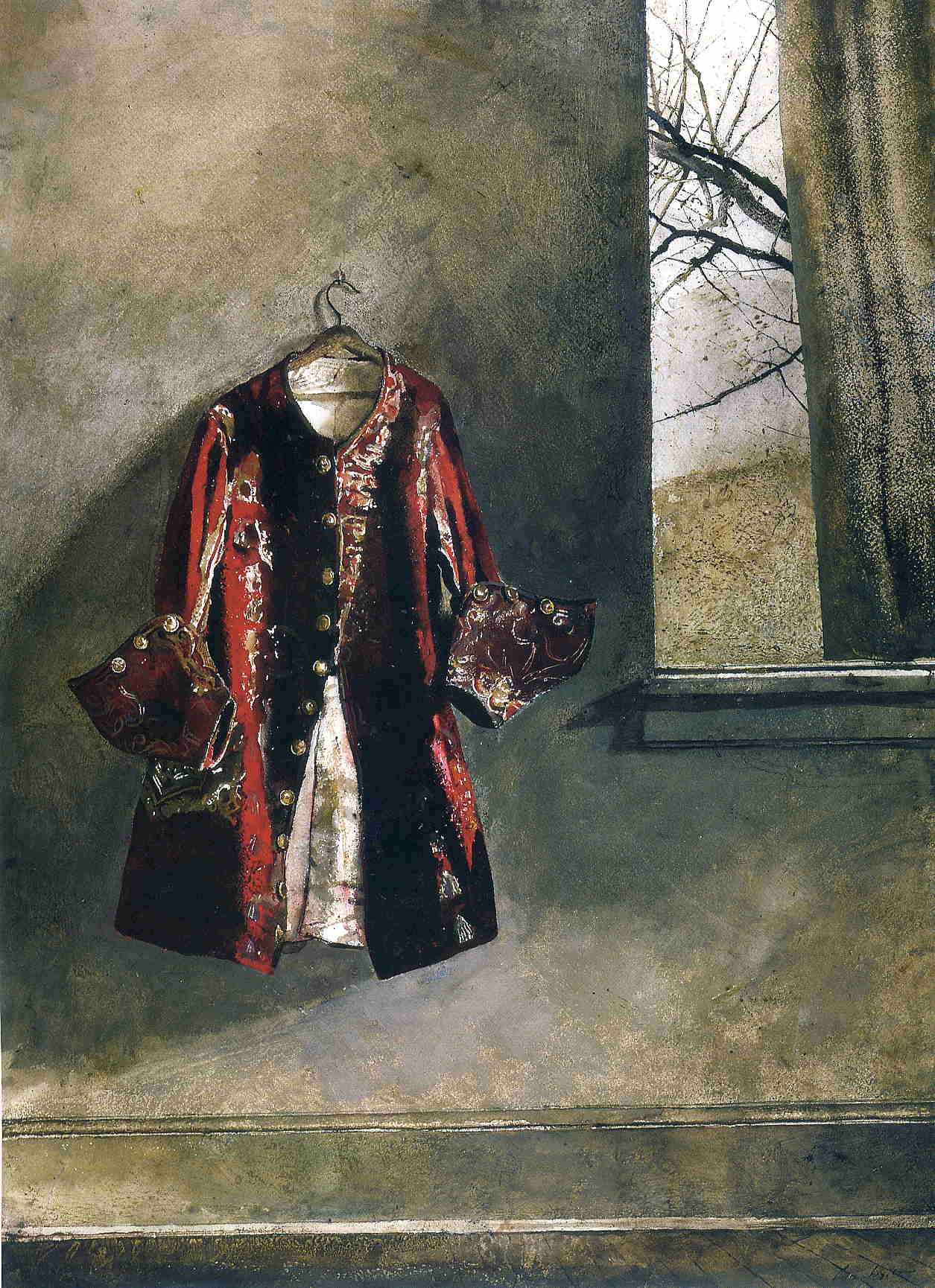 Curtain Call - Andrew Wyeth Tablo