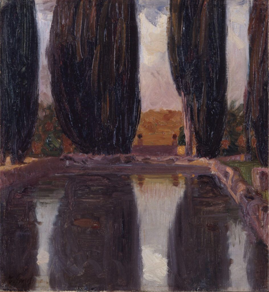Cypresses - Fujishima Takeji Tablo