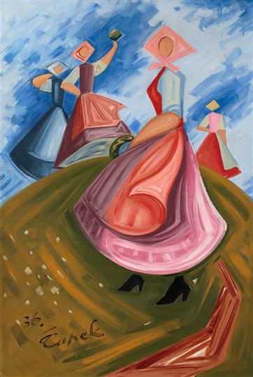Děvčata na kopci (1936) - Josef Čapek Tablo