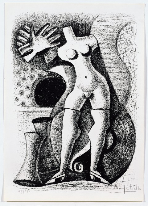 DESNUDO SURREALISTA (1927) – Maruja Mallo Tablo