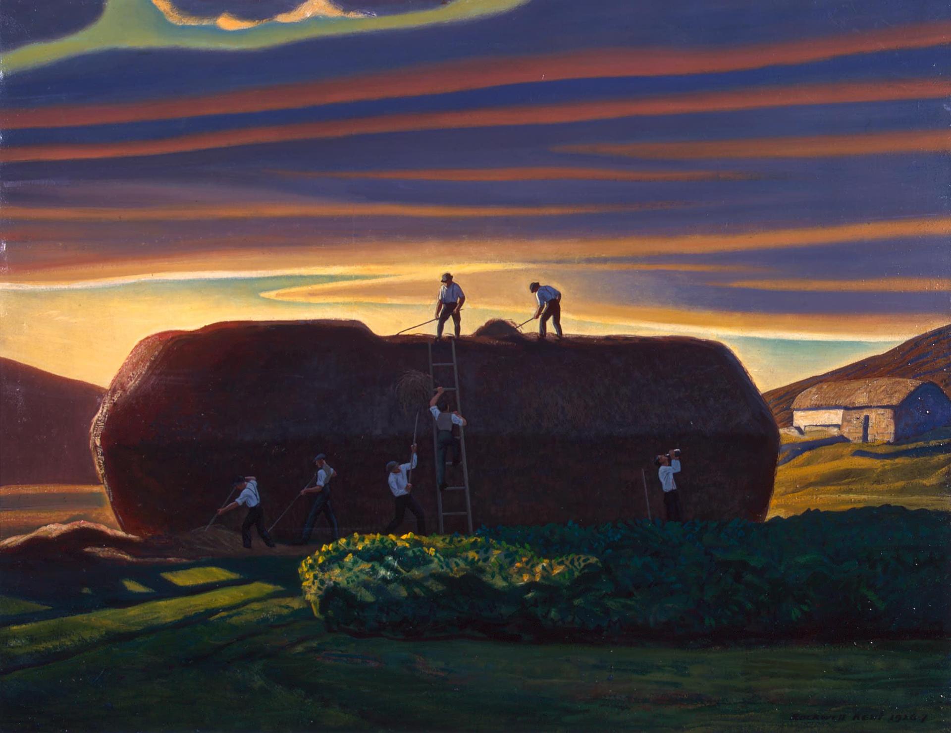 Dan Ward's Stack. Ireland - Rockwell Kent Tablo