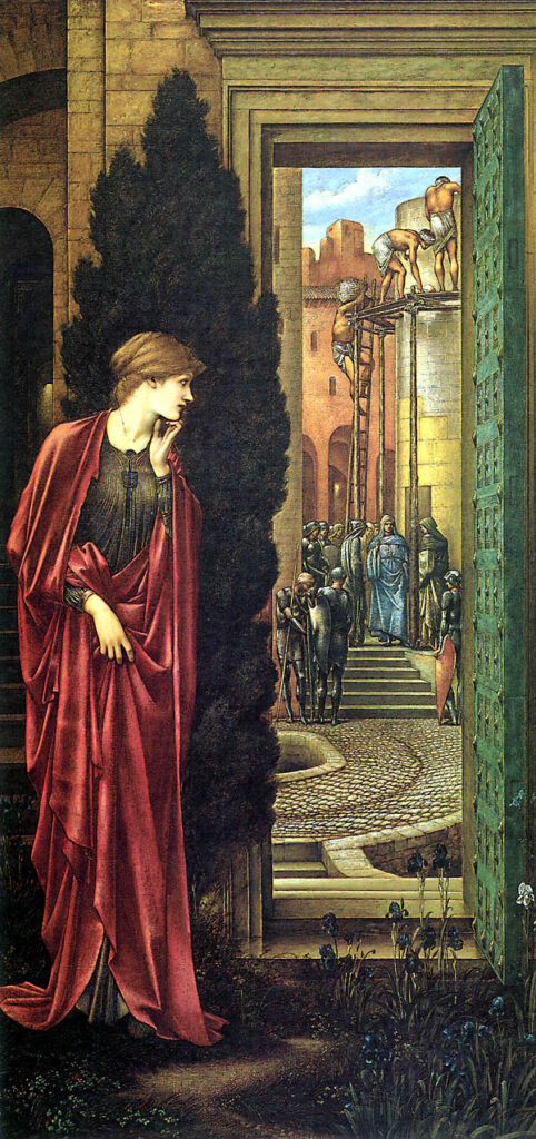 Danae or The Tower of Brass (1887) - Edward Burne-Jones Tablo