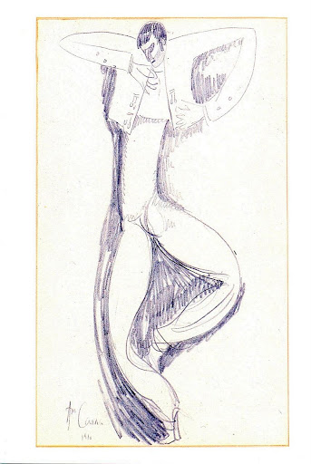Dancer (1910) - Amadeo de Souza-Cardoso Tablo
