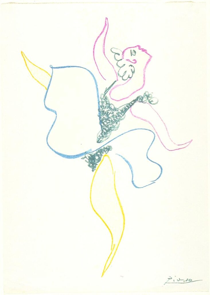 Dancer (1954) - Pablo Picasso Tablo