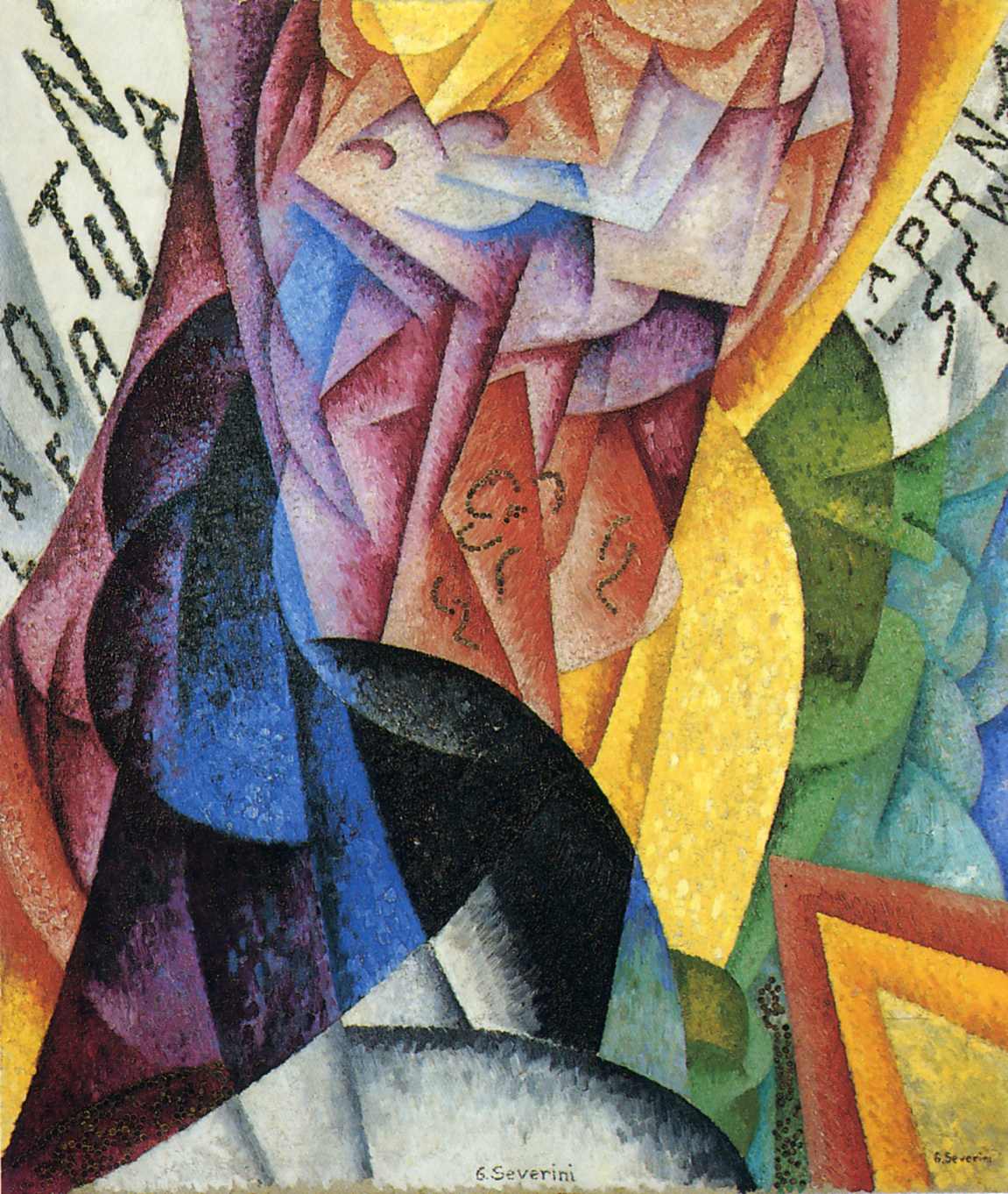 Dancer + Sea + Equals Sailing Deck - Gino Severini Tablo