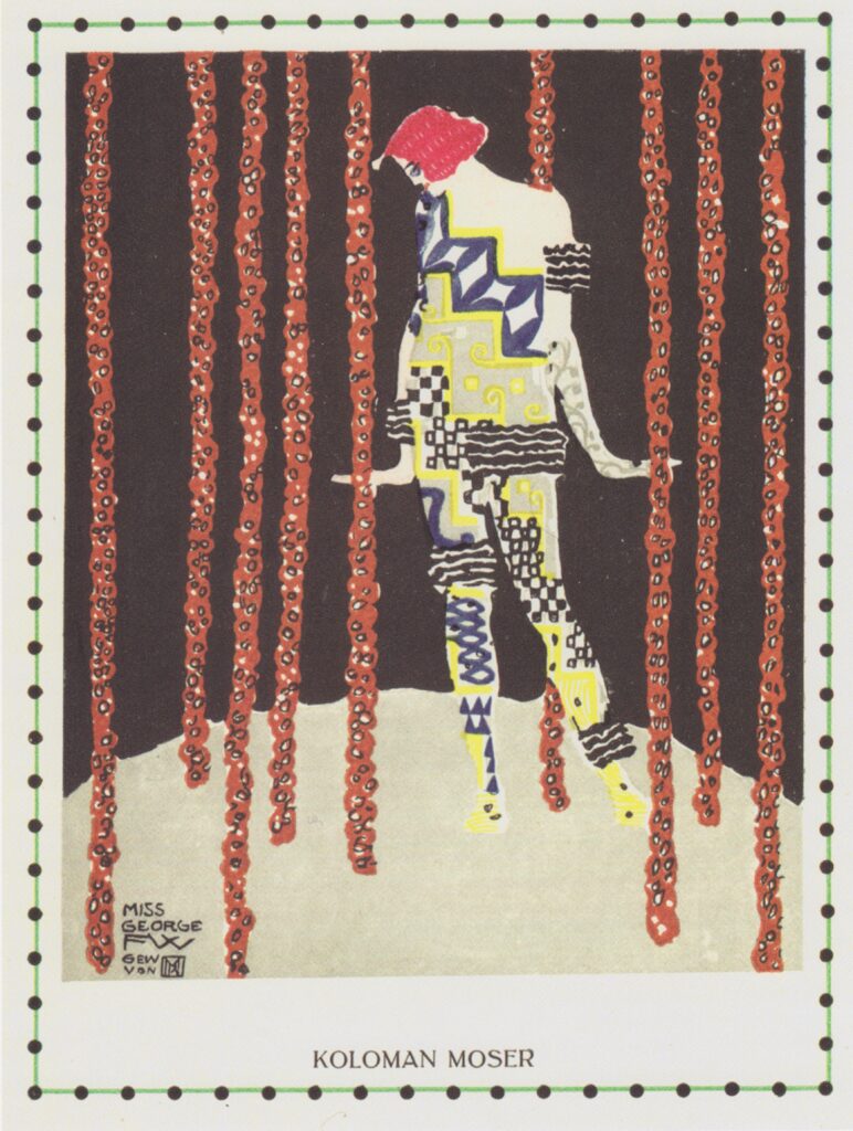 Dancer Miss Olga George (1911) - Koloman Moser Tablo