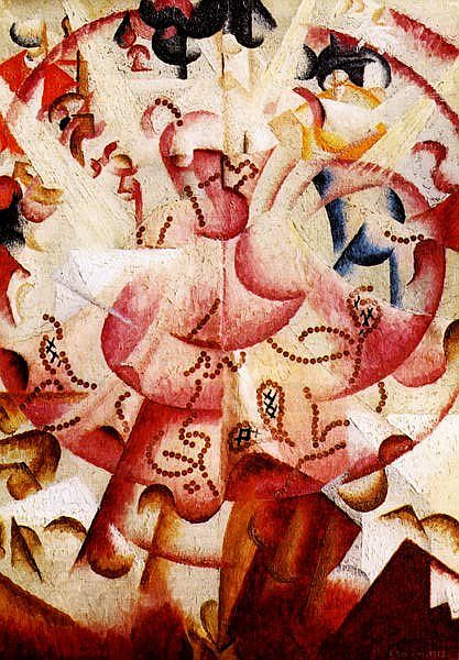 Dancer in Pigalle (1912) - Gino Severini Tablo