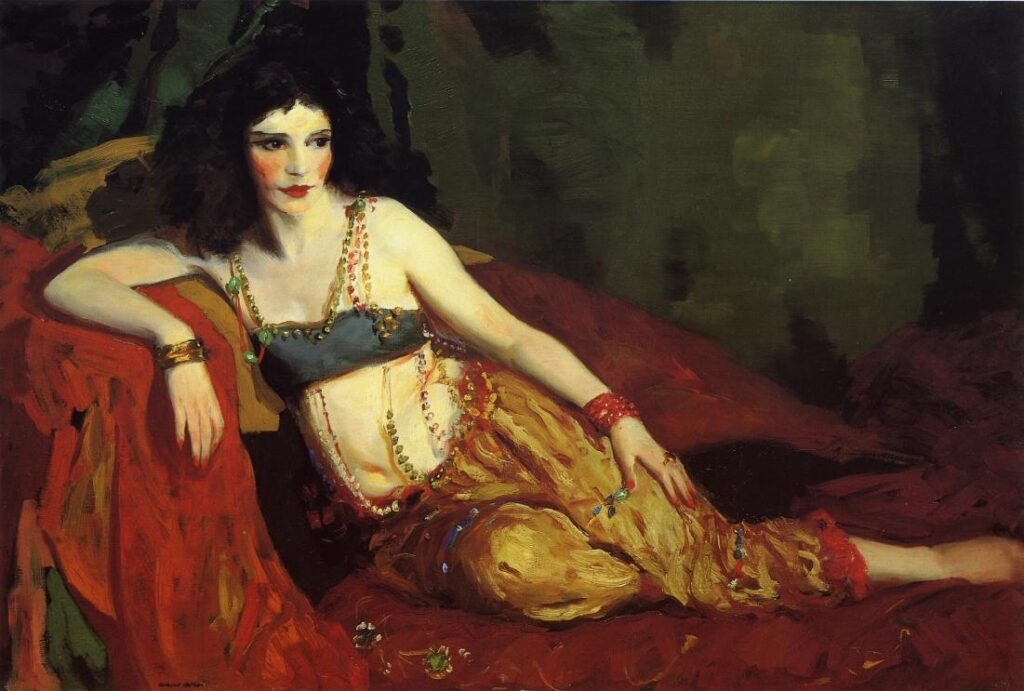 Dancer of Delhi (Betalo Rubino) (1916) - Robert Henri Tablo